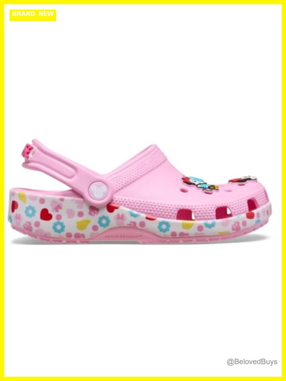 Kids Disney Mickey Minnie Mouse Clogs Water Shoes